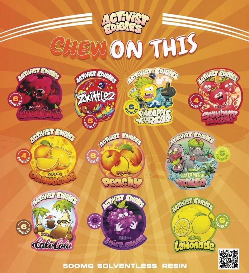 Activist Edibles 500mg