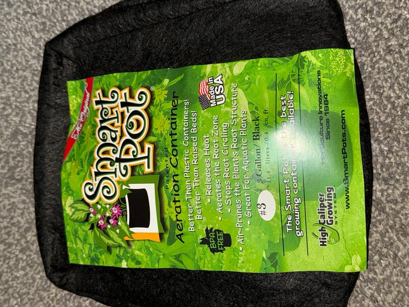 Smart Pots. 11.5L. Fabric Pots