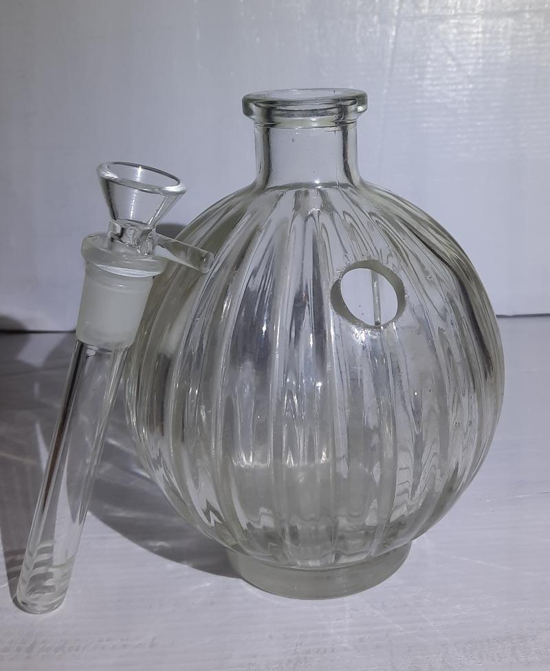 Crystal ball bong (15 cm tall)